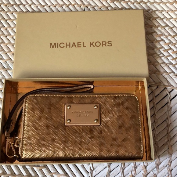 mk cell phone wallet